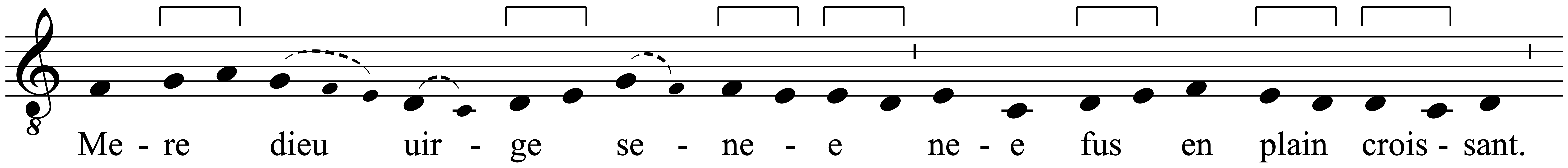 Work musical notation
